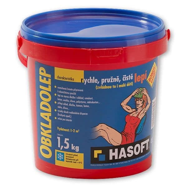 Obkladolep 4,5kg - disperzní lepidlo HASOFT